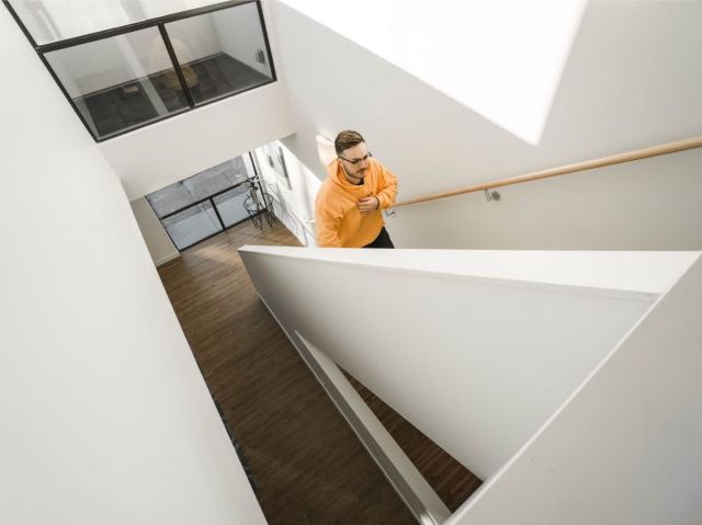 painting drywall roller wall